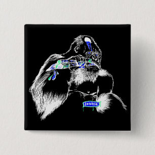 Andy Howell Buttonnen Vierkante Button 5,1 Cm