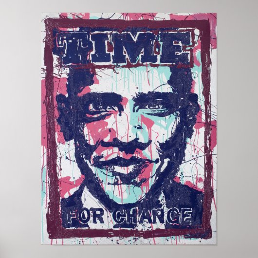 Andy Howell Président Obama Portrait Affiches (Devant)