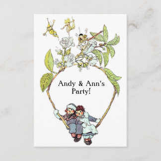 Andy Invitation Card Kaart