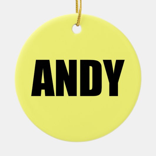 Andy Keramisch Ornament (Voorkant)