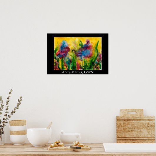 Andy Mathis Rien que Colour Poster (Cuisine)