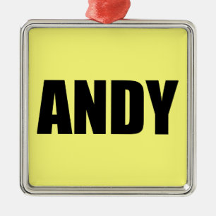 Andy Metalen Ornament