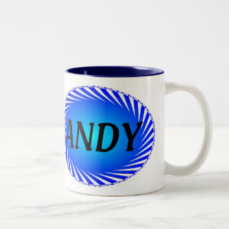 Andy op maat gesneden koffie Mok