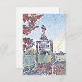 Andy Pafko Memorial Park Bedankkaart (Voorkant / Achterkant)