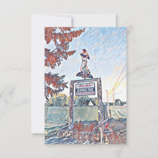 Andy Pafko Memorial Park Bedankkaart