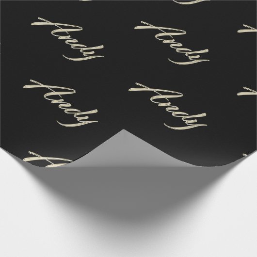 Andy Prénom Nom du papier cadeau (Coin)