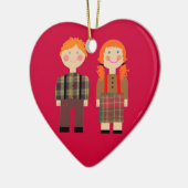 Andy Red Heart Ornament (Links)