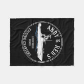 Andy Red's Vist Charters Fleece Deken (Voorkant (Horizontaal))