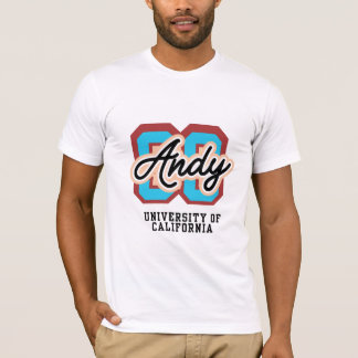Andy Retro Varsity Embleem T-shirt