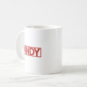 Andy Stamp Koffiemok (Voorkant links)