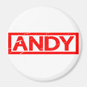 Andy Stamp Magneet (Voorkant)