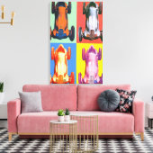 Andy Warhol - Benz Racing Car Canvas Afdruk (Insitu (Woonkamer))