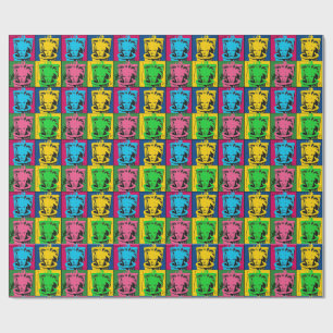 Andy Warhol Skibidi Toilet Pop Art Cadeaupapier