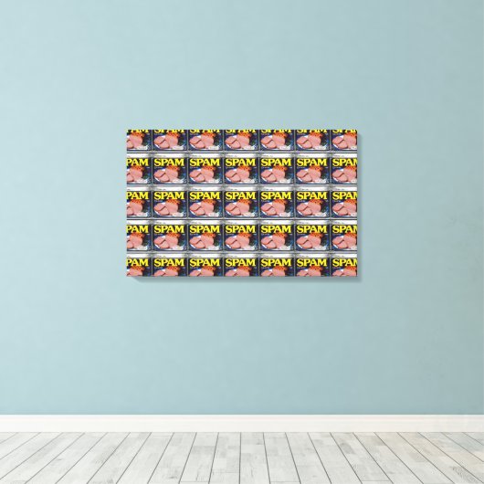 Andy Warhol - Spam Canvas Afdruk (Insitu (Houten vloer))