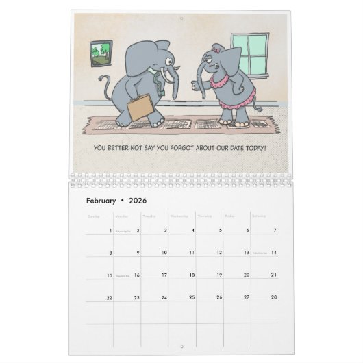 Andy's Antics 2019 Calendar Kalender (Feb 2026)