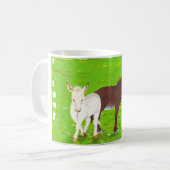 Âne Brown et tasse blanche d'âne (Devant gauche)