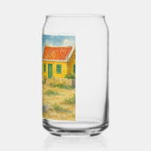 Âne d'Aruba avec maison Cunucu jaune aquarelle (Droite)