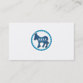 Âne Democratic de modèle de carte de visite (Dos)