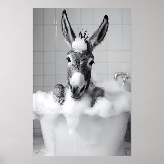 Âne drôle dans une Impression de Baignoire, Salle (Devant)