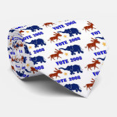 ÂNE POLITIQUE D'ÉLÉPHANT DE CRAVATE DE S D'HOMMES (Roulé)