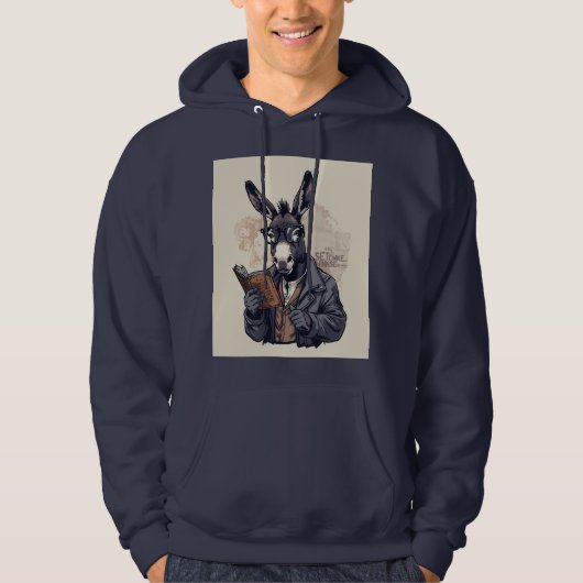 Âne Sage — Sweat à capuche (Devant)