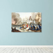 Anecdote bij de slag om Trafalgar Canvas Afdruk (Insitu (Houten vloer))