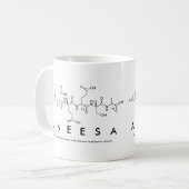 Aneesa nom peptide mug (Devant gauche)