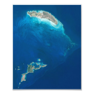Anegada Reef en Virgin Gorda, Britse Maagdeneiland Foto Afdruk