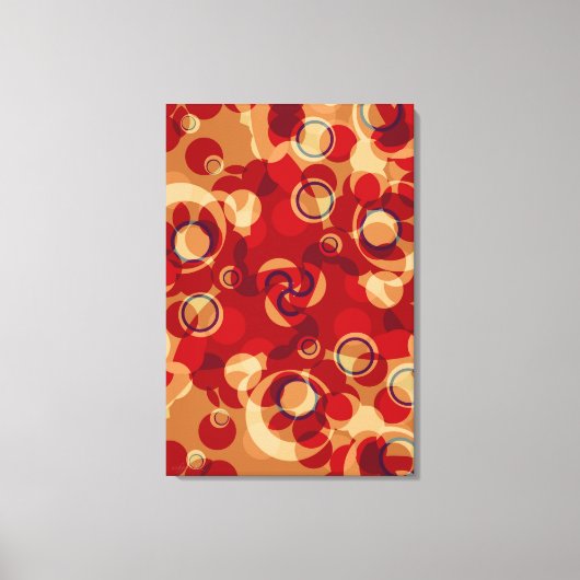 Anemidelic Abstract Art Wrapped Canvas Afdruk (Voorkant)