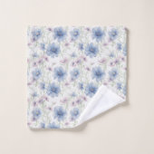 Anémone Bleu Et Rose (Gant de toilette)