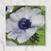 Anemone-bloem Bedankjes Labels (Voorkant)
