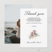 Anemone Blush | Photo Floral Mariage Merci (Devant / Derrière)