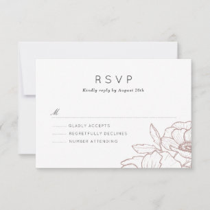 Anemone Bouquet Mariage RSVP