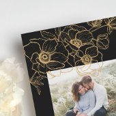 Anemone Bouquet Wedding Invitation Kaart