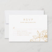 Anemone Bouquet Wedding RSVP (Voorkant)