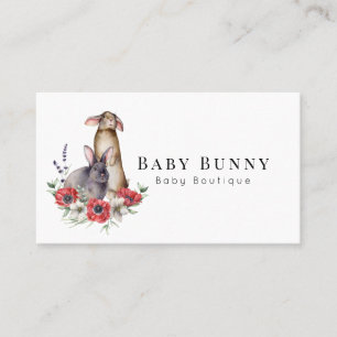 Anemone Bunnies Baby Boutique Social Media Busines Visitekaartje
