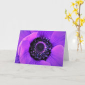 Anémone, carte (Fleur jaune)