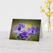 Anémone, carte (Fleur jaune)