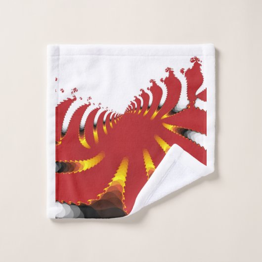 ANÉMONE DE MER ABSTRAITE (Gant de toilette)