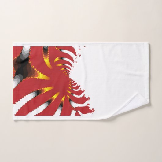 ANÉMONE DE MER ABSTRAITE (Serviette à main)