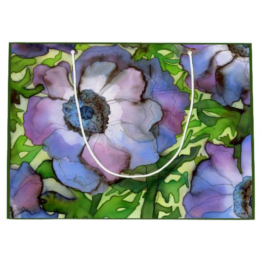 Anemone Gift Bag - groot, mat Groot Cadeauzakje (Voorkant)