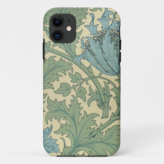 "Anemone"-ontwerp (textiel) Case-Mate iPhone Case (Achterkant)
