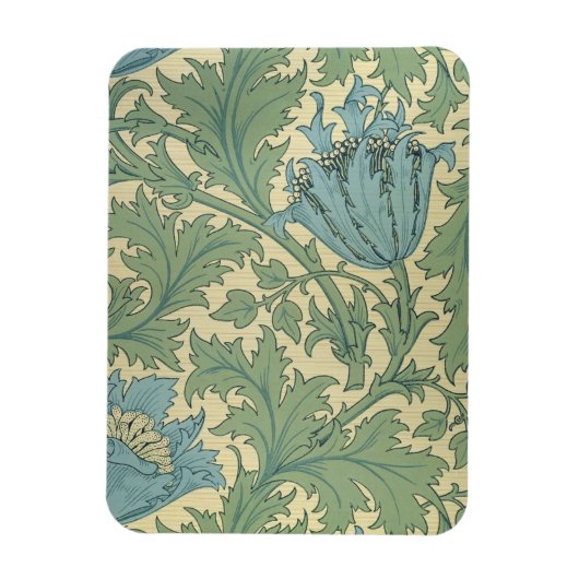 "Anemone"-ontwerp (textiel) Magneet (Verticaal)