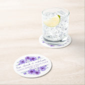 Anemone paarse bloemviering onderzetters (Insitu)