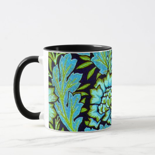 Anemone-patroon van William Morris, Mok (Links)
