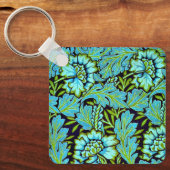 Anemone-patroon van William Morris, Sleutelhanger (Voorkant)