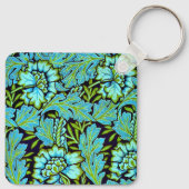 Anemone-patroon van William Morris, Sleutelhanger (Achterkant)