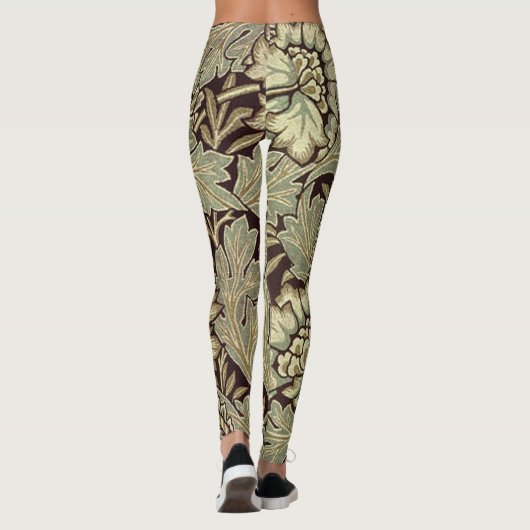 Anemone Pattern van William Morris Leggings (Achterkant)