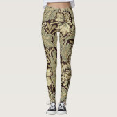 Anemone Pattern van William Morris Leggings (Voorkant)