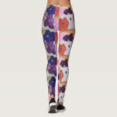 Anemone Spring Flowers Leggings (Achterkant)